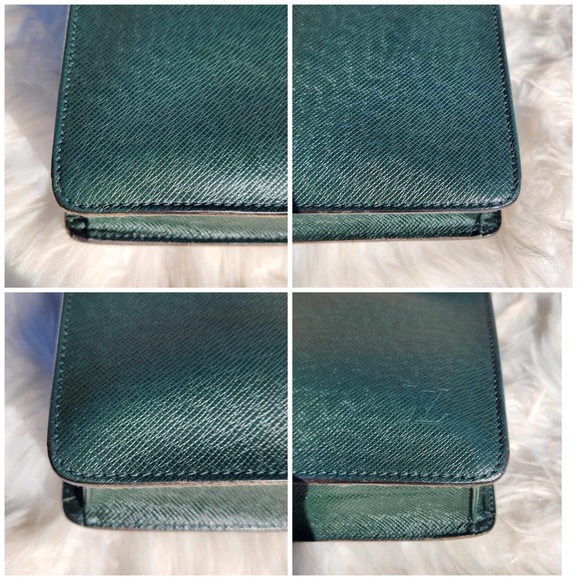 Louis Vuitton Green Taiga Leather Robusto 1 Compartment Briefcase - Picture 7 of 13